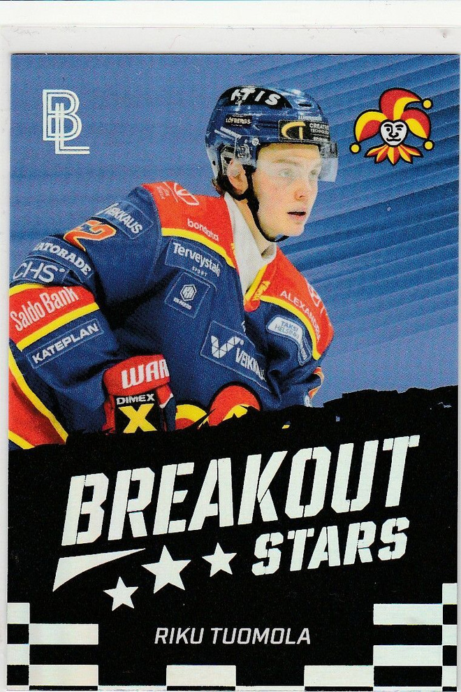 2026/27 Blueline Breakout Stars Holofoil Tuomola Jokerit /40