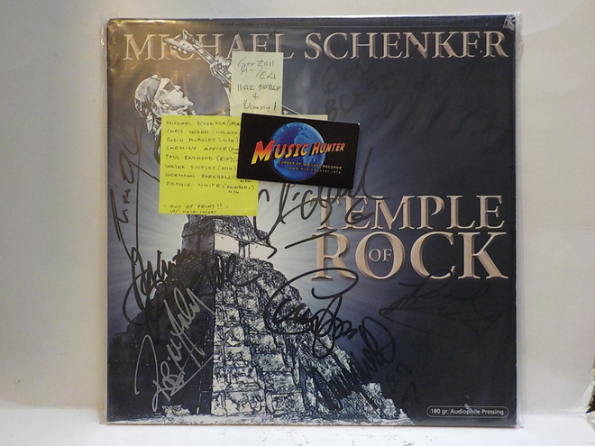 MICHAEL SCHENKER - TEMPLE OF ROCK M-/EX+ LP + NIMMARIT