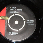 7" JOE BROWN - It Only Took A Minute  single 1962 rockabilly - pikkukuva 1