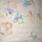 Pitkät verhot :violetilla pohjalla kukkia 136x138cm - pikkukuva 2