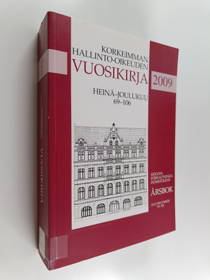 Korkeimman hallinto-oikeuden vuosikirja 2009, Heinä-joulu...