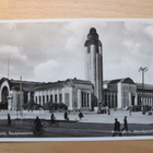 VANHA Postikortti Helsinki Rautatieasema 1950-luku - pikkukuva 1