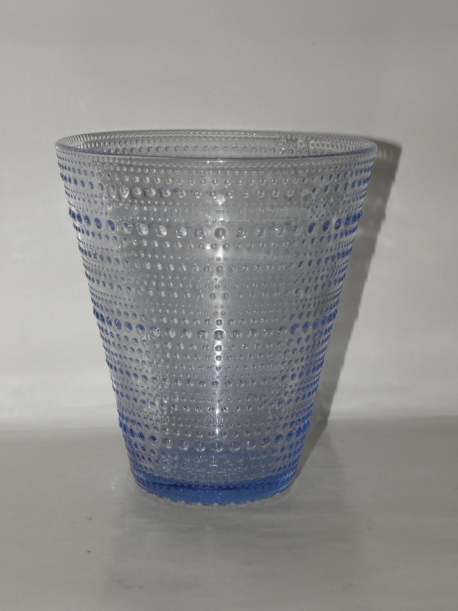Iittala Toikka Kastehelmi maljakko vedensininen