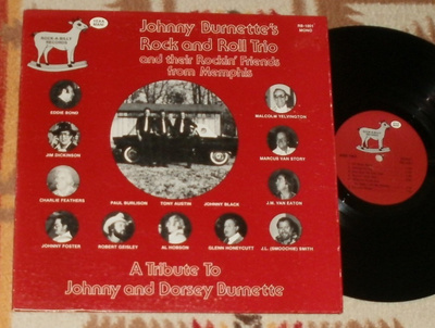 JOHNNY BURNETTE R'N R TRIO & THEIR ROCKIN' FRIENDS ~ LP