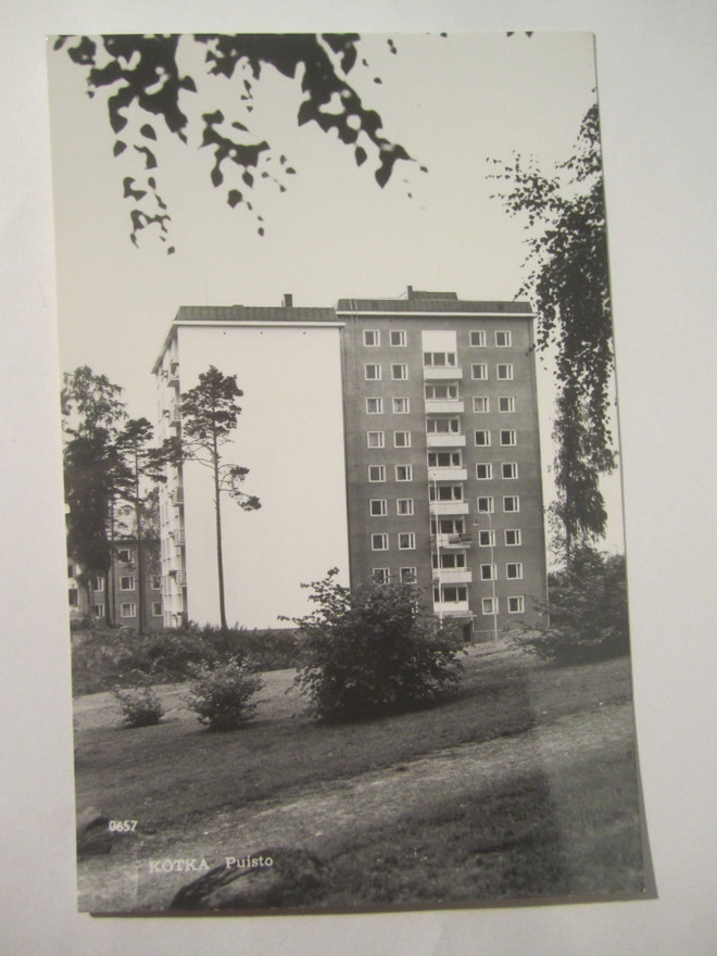 VANHA Postikortti Kotka 1950-l Alkup.Mallikappale