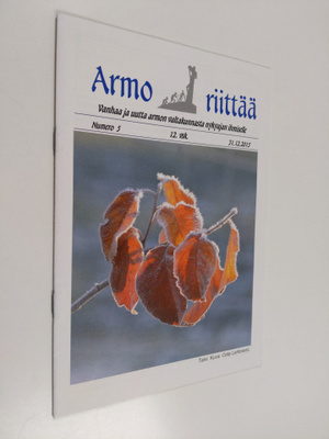 Armo riittää 5/2015 : Vanhaa ja uutta armon valtakunnasta...