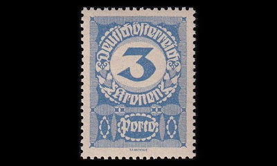 Itävalta P_87y ** Porto 3 Kr harm.pap (1920)