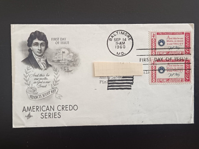 USA FDC 1960 Suomeen 3kpl