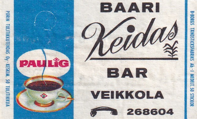 Veikkola. Keidas Baari, Paulig , s80