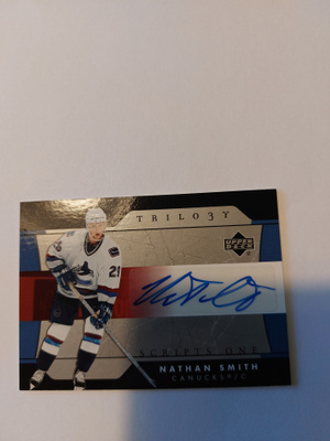 2005-06 Upper Deck Trilogy Scripts #SFSNS Nathan Smith