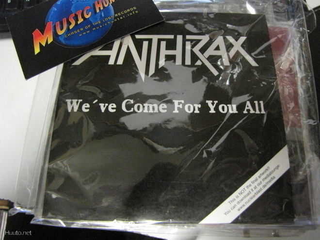 AEROSMITH - WEVE COME FOR YOU ALL PROMO CD SINGLE SLEEVE