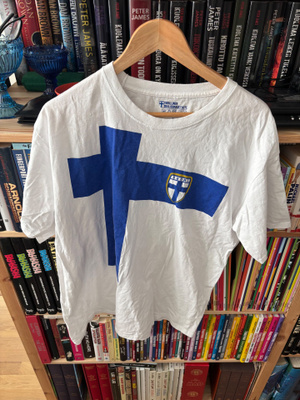 Suomen fudismaajoukkueen fani-T-paita koko XL