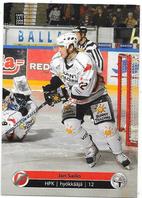 2008-09 CardSet #85 Jari Sailio , HPK