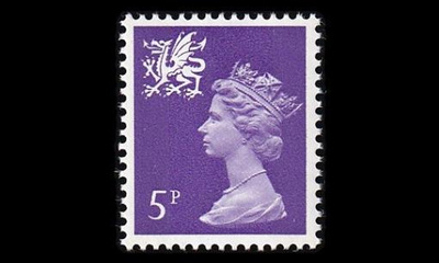 Iso-Britannia W_16 ** Wales Elisabeth 5 p (1971)