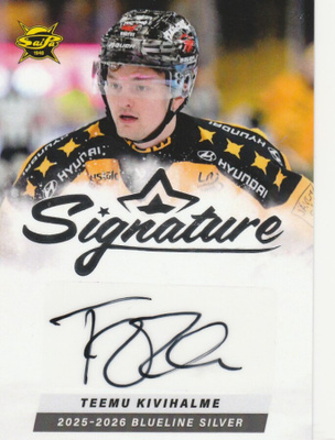 2025/26 Blueline Silver Signature Teemu Kivihalme , Saipa