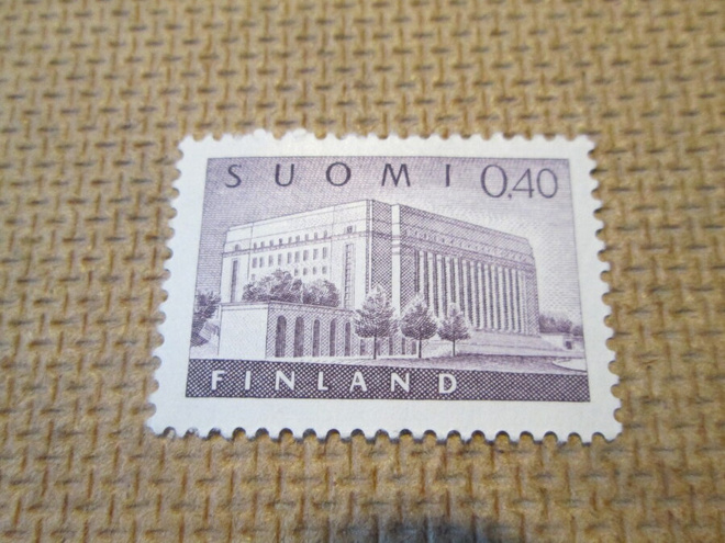 Suomi 1963: eduskuntatalo  0,40 mk