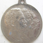 VANHA Mitali Saksan Keisarit Wilhelm-1+2 Friedrich-3 1800-l - pikkukuva 2