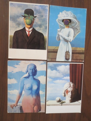 Magritte: Neljä taidekorttia