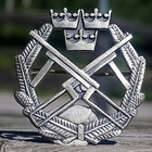 Hopeavärinen ammuntamerkki. Valmistajan leimalla. Halkaisija - pikkukuva 3