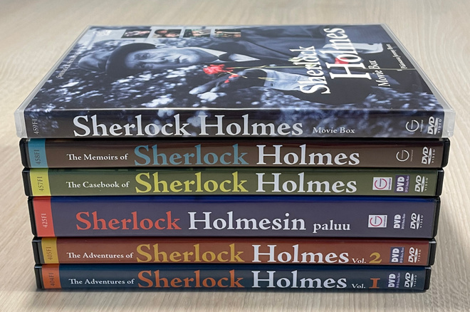 Sherlock Holmesin seikkailut (1984-1994) koko sarja (14DVD)