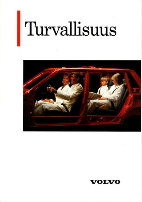 Volvo turvallisuus -esite, 1987