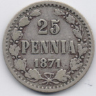 1871 25 penniä kl3/2 - pikkukuva 1