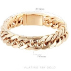 2418 .. 18K Gold Plated Todella Tyylikäs .. Rannekoru - pikkukuva 5