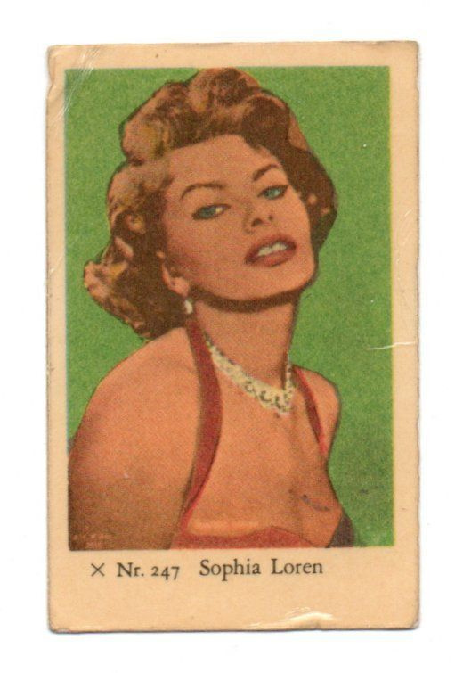 Purkkakuva X n:o 247 SOPHIA LOREN