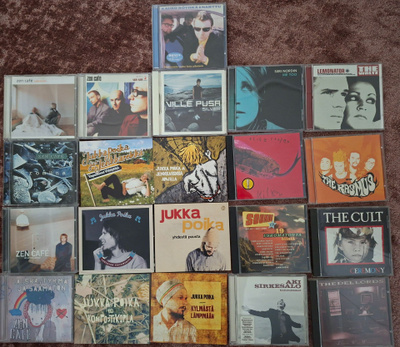 Setti CD-levyjä, Zen Cafe, Jukka Poika ym.