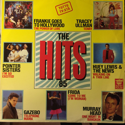 THE  HITS  85  ::  VARIOUS  ::  VINYYLI  LP   ..    FIN-1985