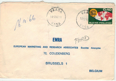 1966 UNESCO kirje Belgiaan