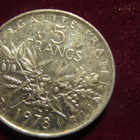 5 francs 1978. Ranska-France - pikkukuva 2