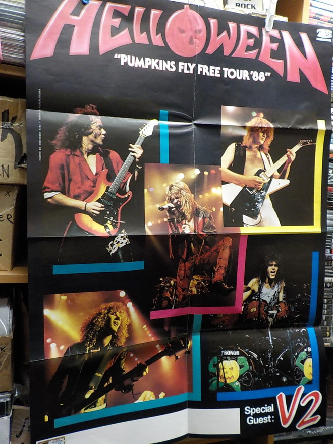 HELLOWEEN ISO KEIKKA/PROMO JULISTE VUODELTA 1988