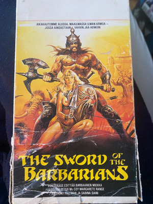 The Sword of the Barbarians - Barbaarien miekka VHS