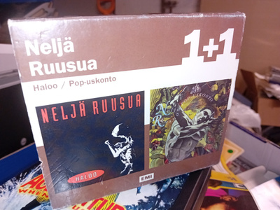 2 cd Neljä Ruusua : Haloo / Pop-uskonto ( SIS POSTIKULU )