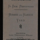 Pontoppidan, Erik : Hudens och hårets vård - pikkukuva 1