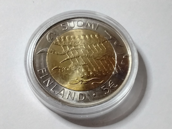Suomi 5 euro 2007 BU, itsenäisyys 90v