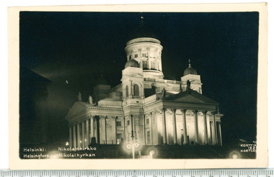 Helsinki kauniisti kulkenut Nikolainkirkko