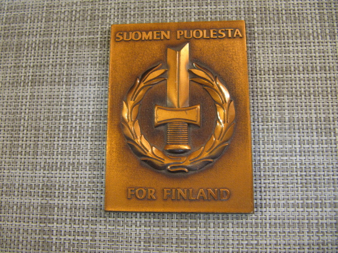 Suomen Puolesta För Finland mitali .
