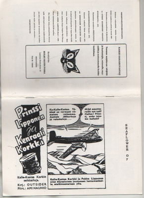 Prinssi Lipponen ja Kenraali Korkki, Seaflower's Comics 1,K3