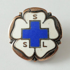 Suomen Sairaanhoitajain Liitto SSL numeroitu rintamerkki - pikkukuva 1