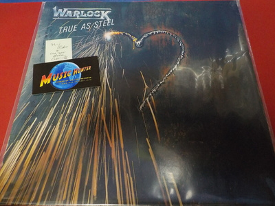 WARLOCK - TRUE AS STEEL M-/EX- LP