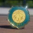 HJK Pinssi 90 Luvulta. Halkaisija - 17 mm. Hyväkuntoinen. - pikkukuva 1
