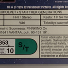 Star Trek Sukupolvet VHS - pikkukuva 3