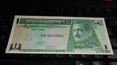 Guatemala 1 Quetzal 1993 P87 UNC
