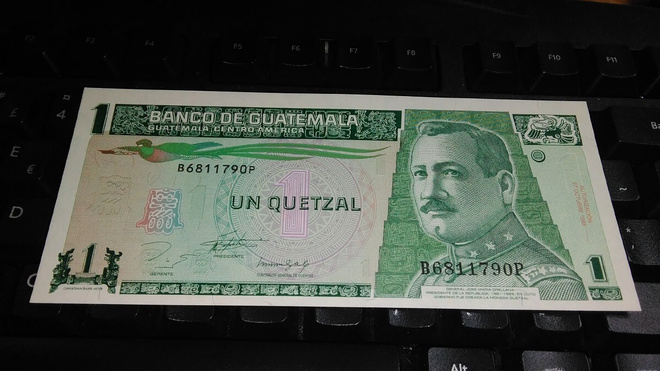 Guatemala 1 Quetzal 1993 P87 UNC