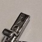Upea hopeinen rannekoru, pituus 18,5 cm, vintage - pikkukuva 4