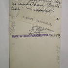 Signeerattu Viipuri Postikortin Alkup.Mallikappale 1920-l - pikkukuva 2