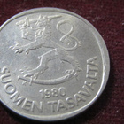 1 markka 1980 - pikkukuva 2