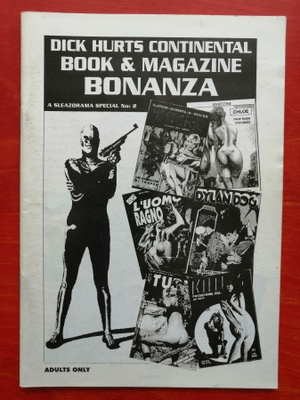Dick Hurts continental book & magazine bonanza
